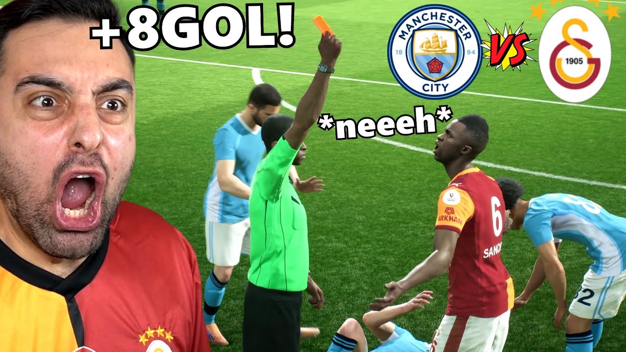 +8 GOL ! 2 KIRMIZI ! OLAYLI MANCHESTER CİTY - GALATASARAY MAÇI ! ŞAMPİYONLAR LİGİ !