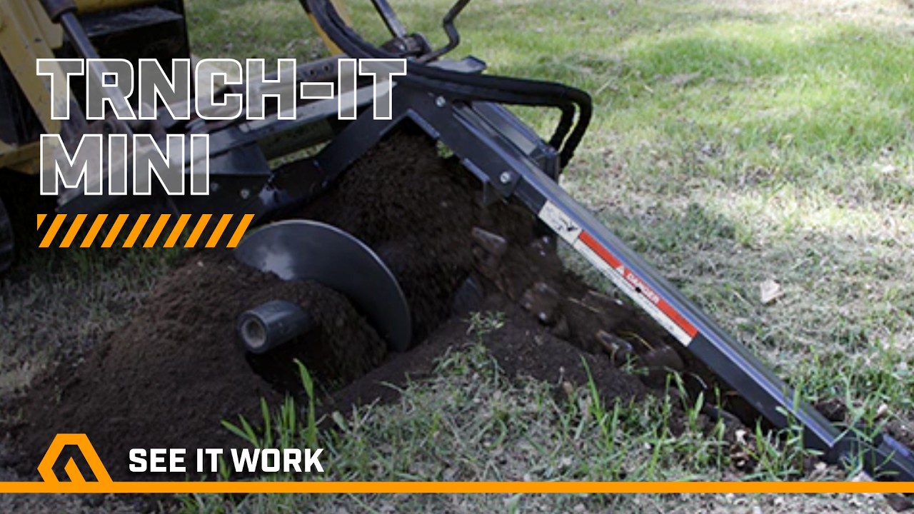 Quick Attach® Trench-It Mini Skid Steer Trencher Attachment