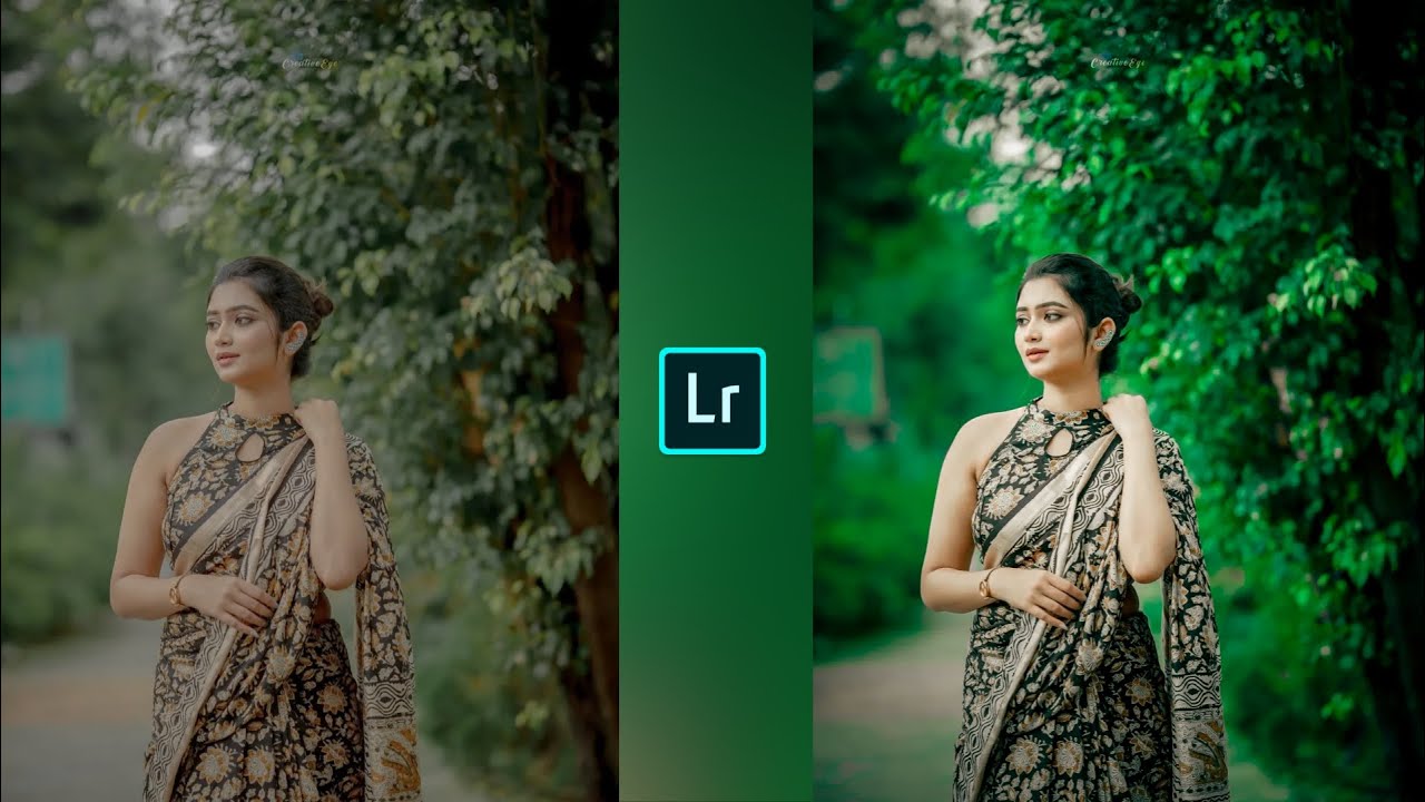 Natural Cinematic green tone Lightroom photo editing//Lightroom preset download free//