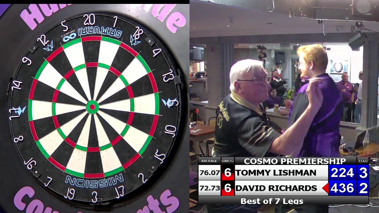 UKDA Cosmo Premiership Darts Humberside V Staffordshire