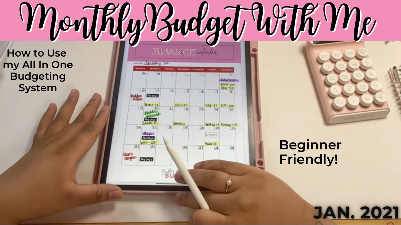 January Monthly Overview | Budget With Me | Baddies & Budgets | Beginner Friendly