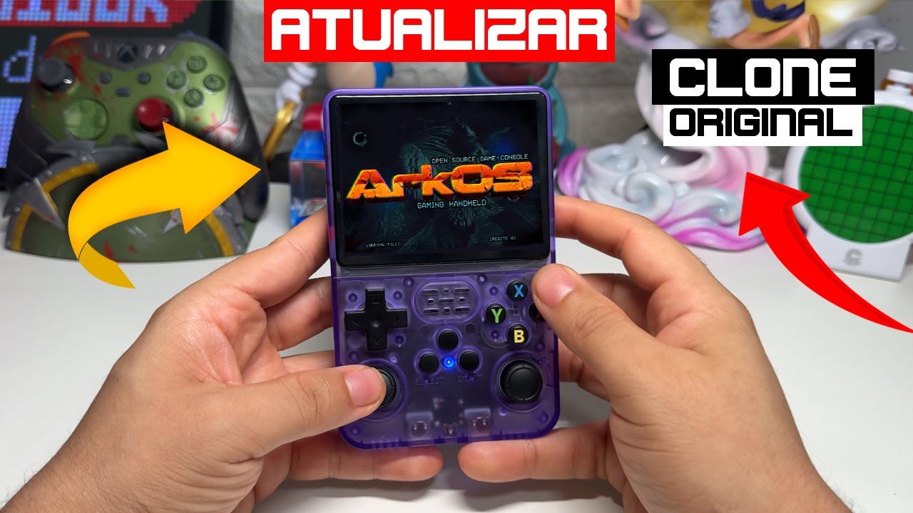 COMO ATUALIZAR O R36S CLONE, ORIGINAL, RECUPERAR, TROCAR CARTÃO E MAIS