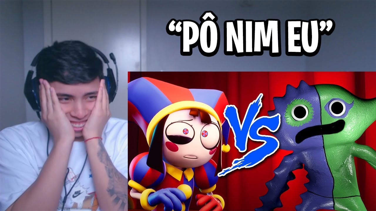 REACT Pomni (Digital Circus) Vs Jester / Bittergiggle (Garten of Banban)