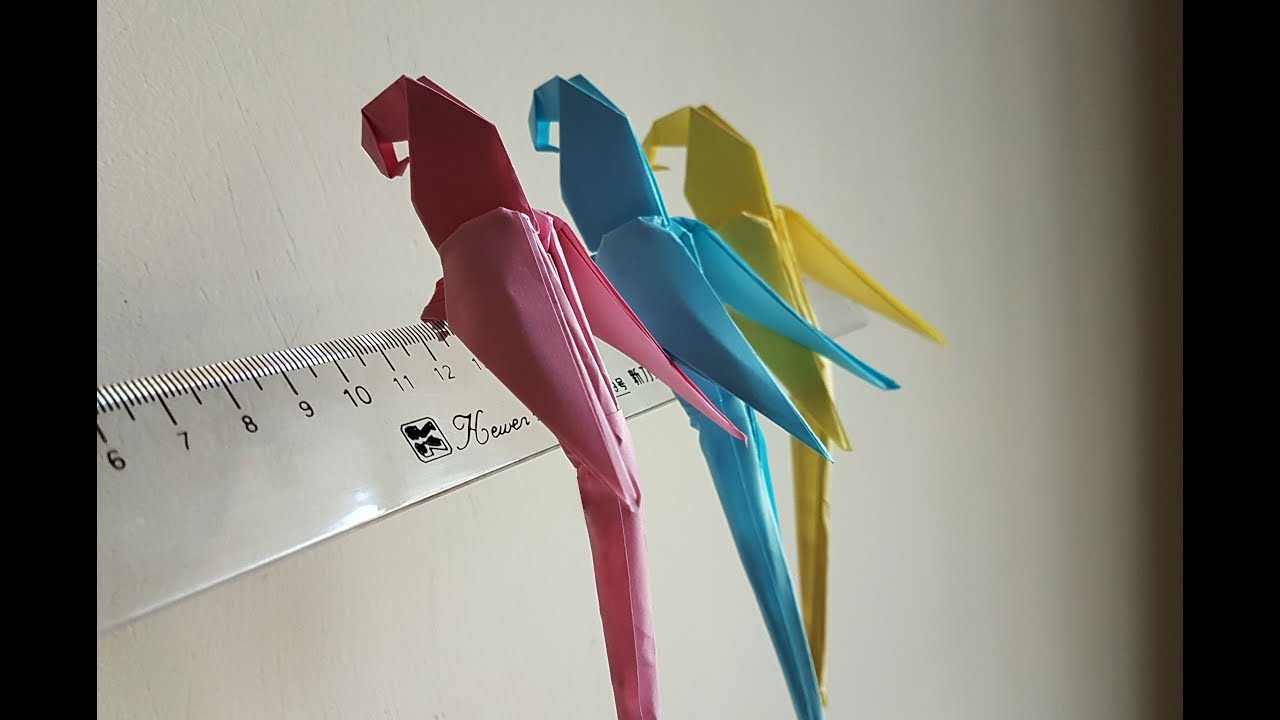 Origami PARROT - Origami easy tutorial