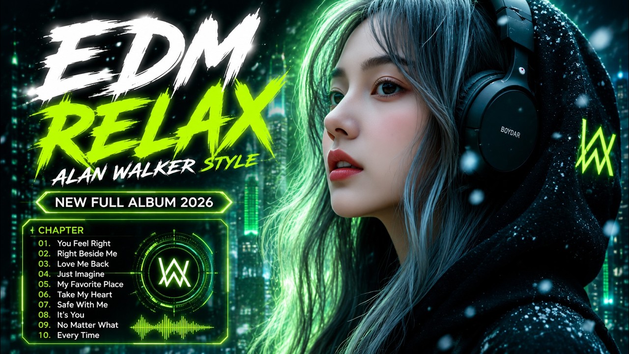 EDM Relax | Take My Heart | Alan Walker Style Full Bass Mix 2026 |