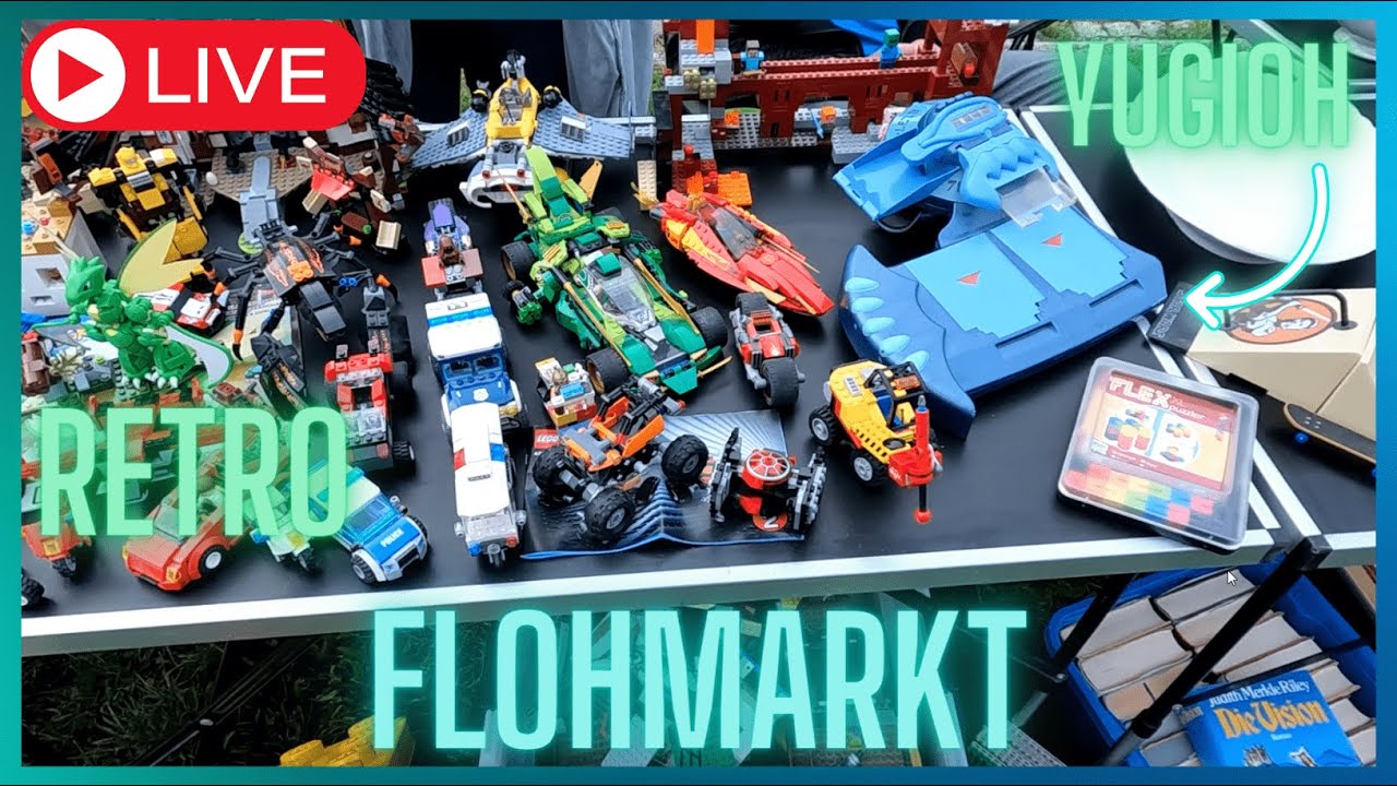 SEHR COOLE NOSTALGISCHE FUNDE!!! 🤯🔥Live Flohmark RETRO hunting💸