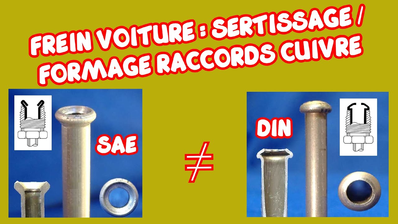 Durites frein rigides cuivre