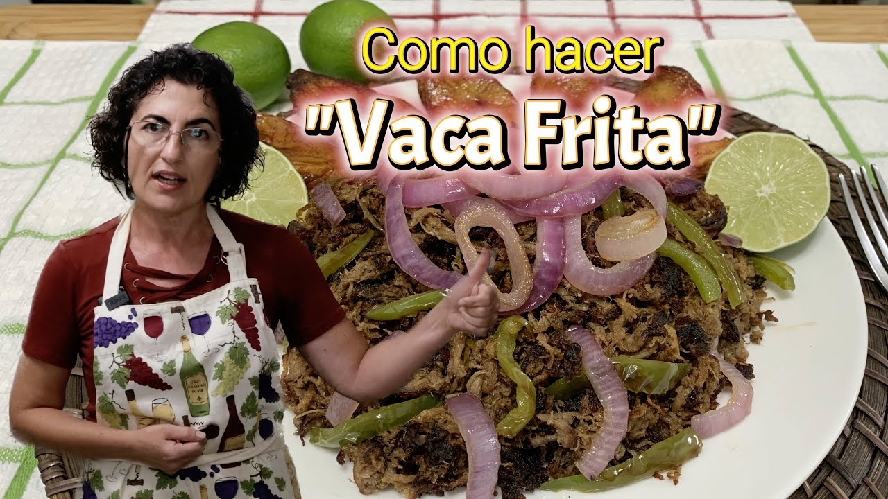 ¡Vaca Frita! ¡Receta Cubana! 🇨🇺 👩🏻‍🍳