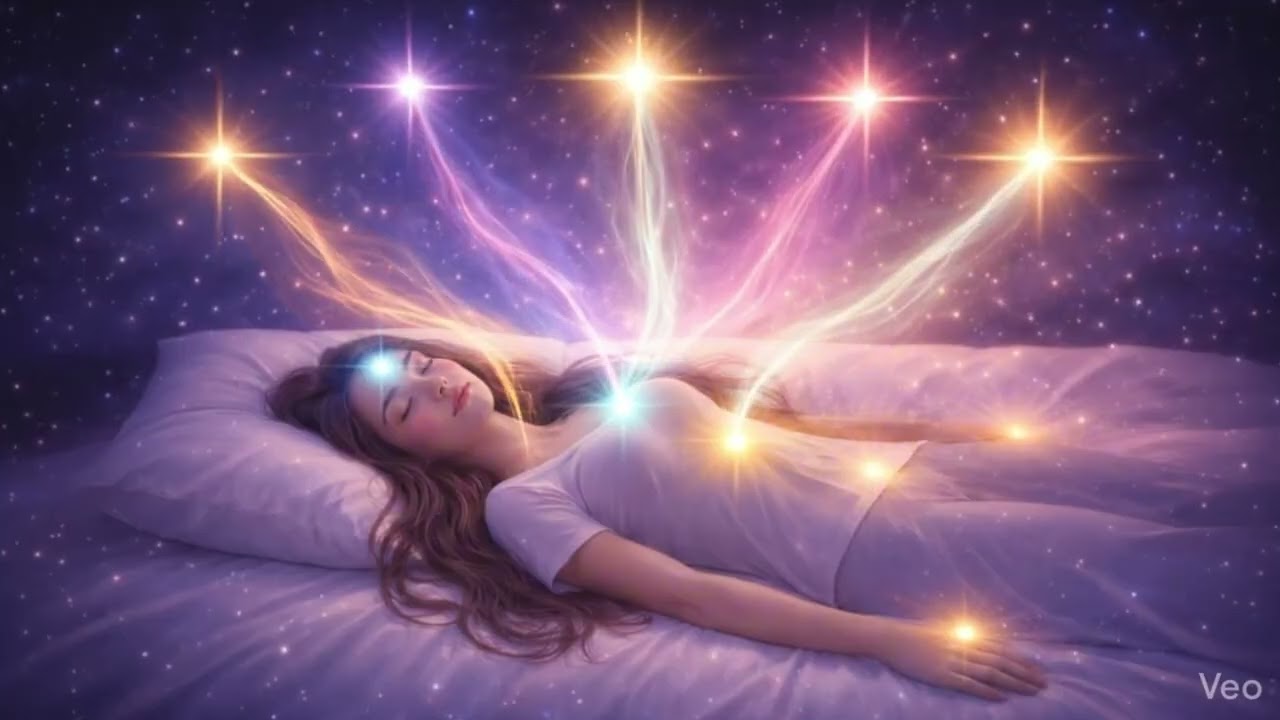 432Hz + 528Hz + Alpha | Melatonin Deep Sleep (No Talking)
