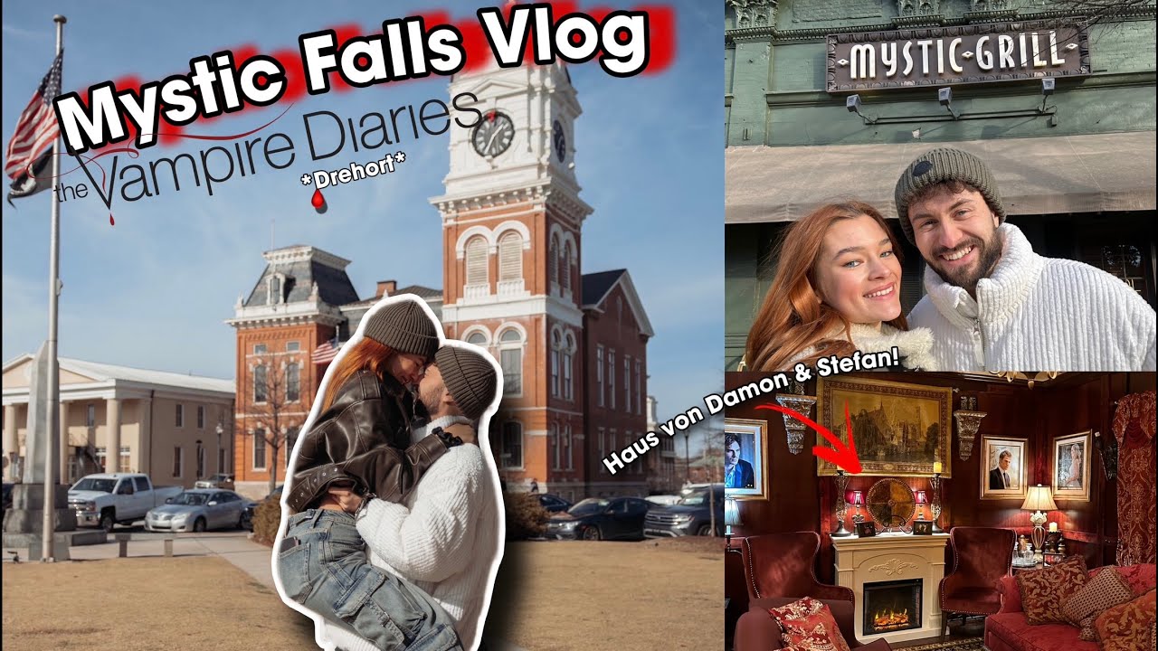 Wir sind in Mystic Falls & &uuml;bernachten im Haus von DAMON & STEFAN 😳 | stineundmarc