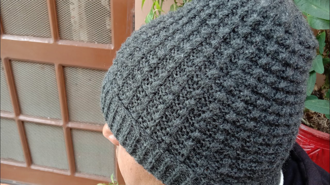 Gents Knitting Cap # Knitting design