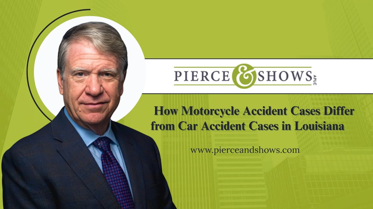 How Motorcycle Accident Cases Differ from Car Accident Cases in Louisiana