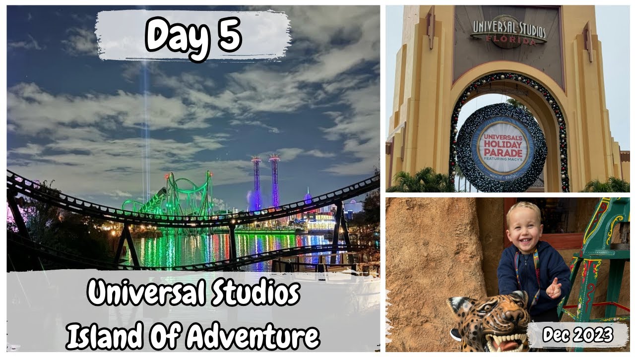 Orlando Day 5 | Universal Studios & Island of Adventure 🎢