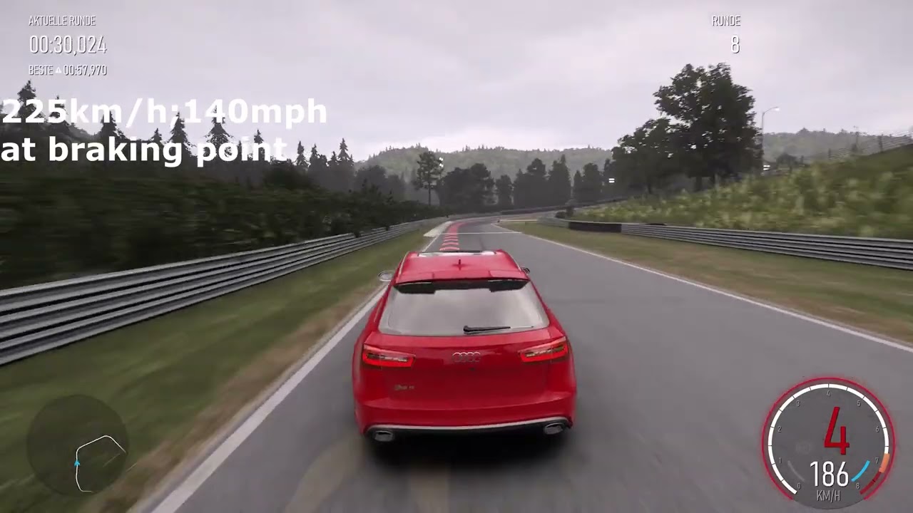 Forza 8 LRP hot lap: Audi RS6 Avant '15
