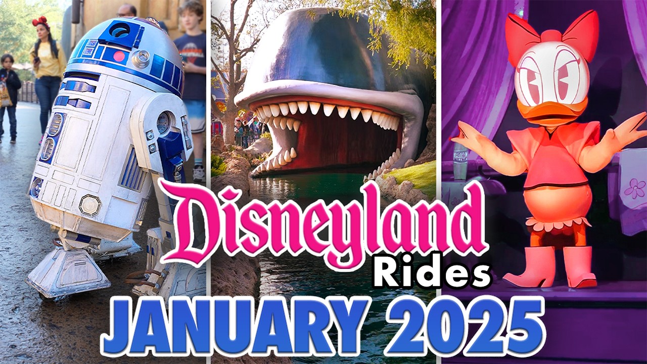 Disneyland Rides - January 2025 POVs [4K 60FPS]