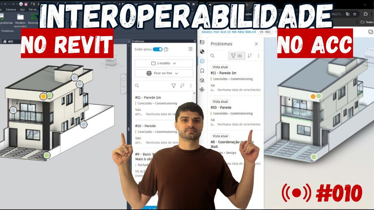 Como aplicar a interoperabilidade entre Autodesk Construction Cloud ACC e Revit | AULA AO VIVO #010