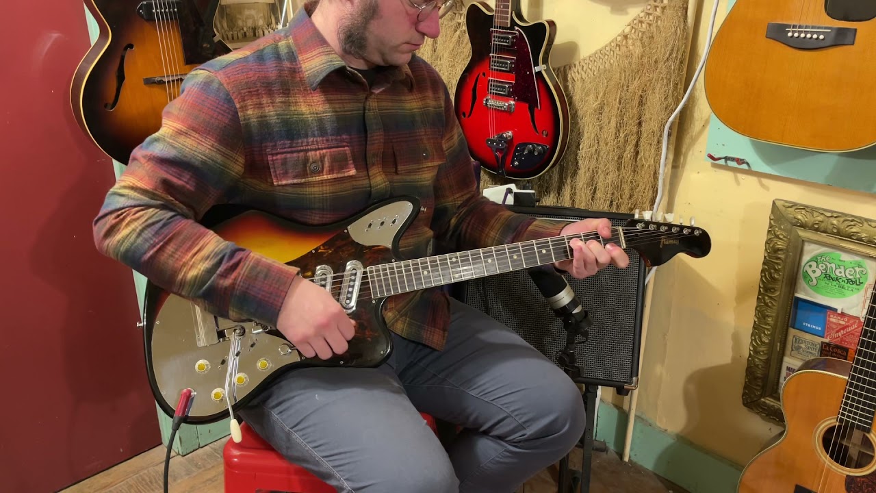 1965 Framus Strato Deluxe electric guitar
