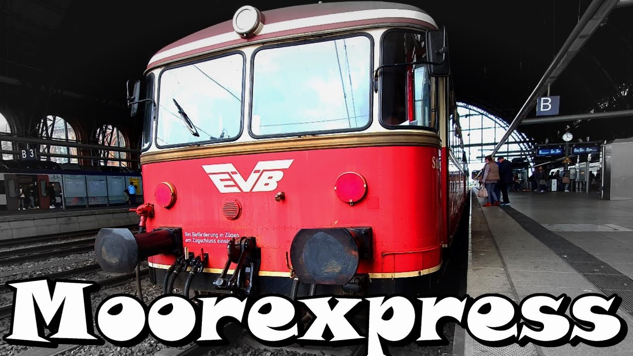 🌟 Moorexpress EVB  🌟 Worpswede - Bremen- historische Fahrt mit alten Z&uuml;gen -Teufelsmoor 🌟 #oldtrains