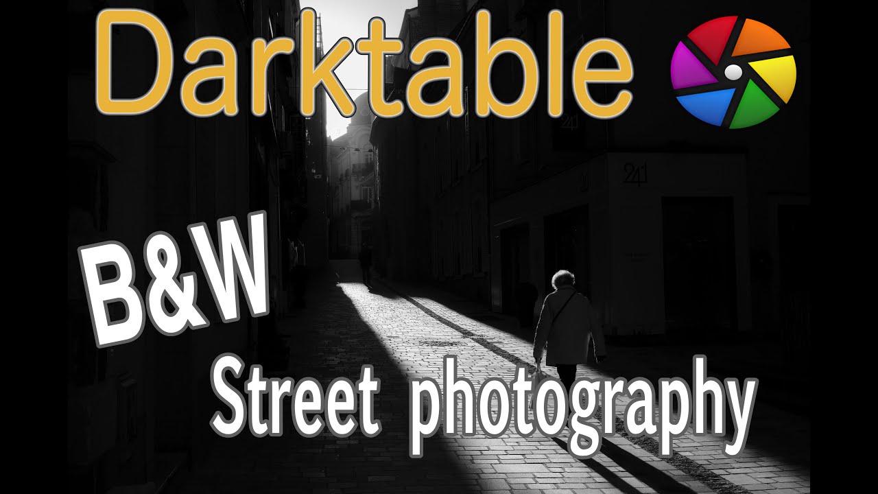 [ENG] Full b&w edits in darktable for street photography.