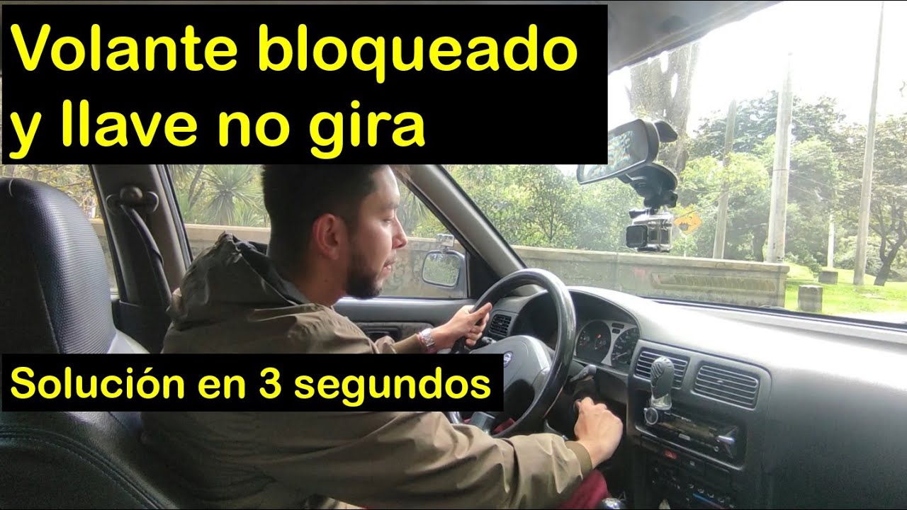 El volante no gira y se bloque&oacute; 😱😱 &iquest;que hacer? la llave tampoco gira y el carro no prende