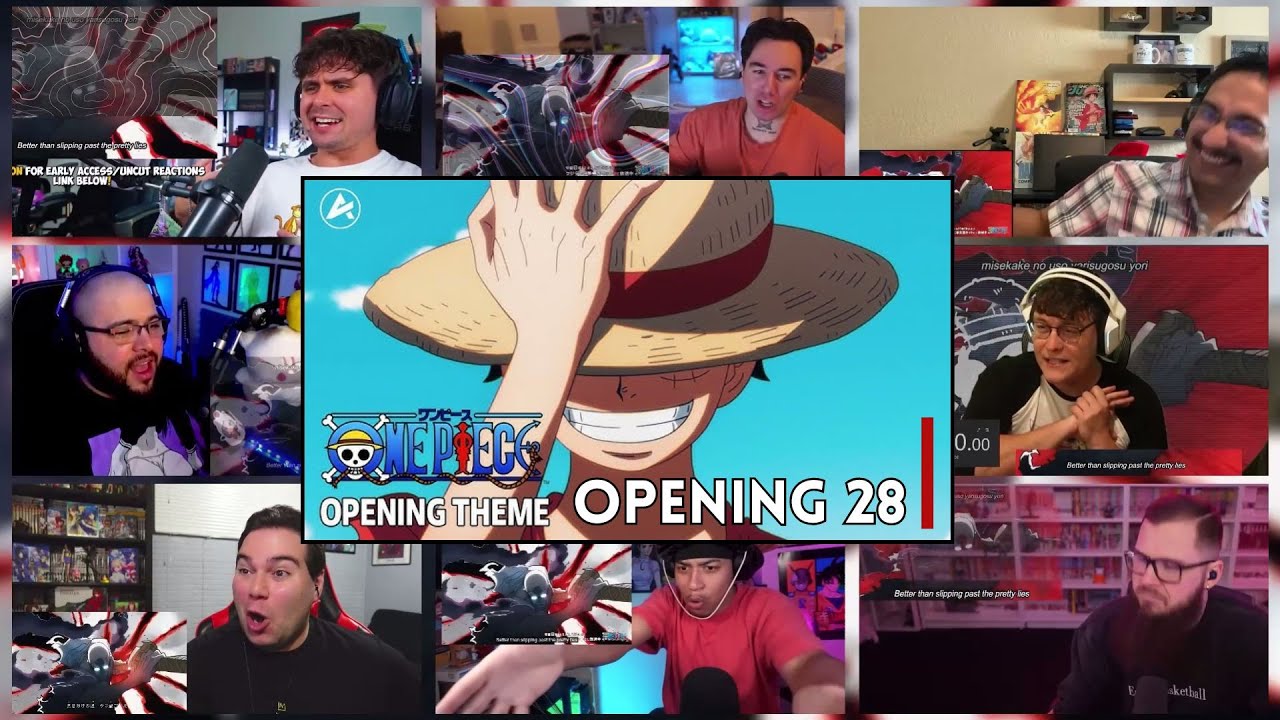 One Piece Opening 28 | Reaction Mashup [Carmine] (Op 28 ワンピース)