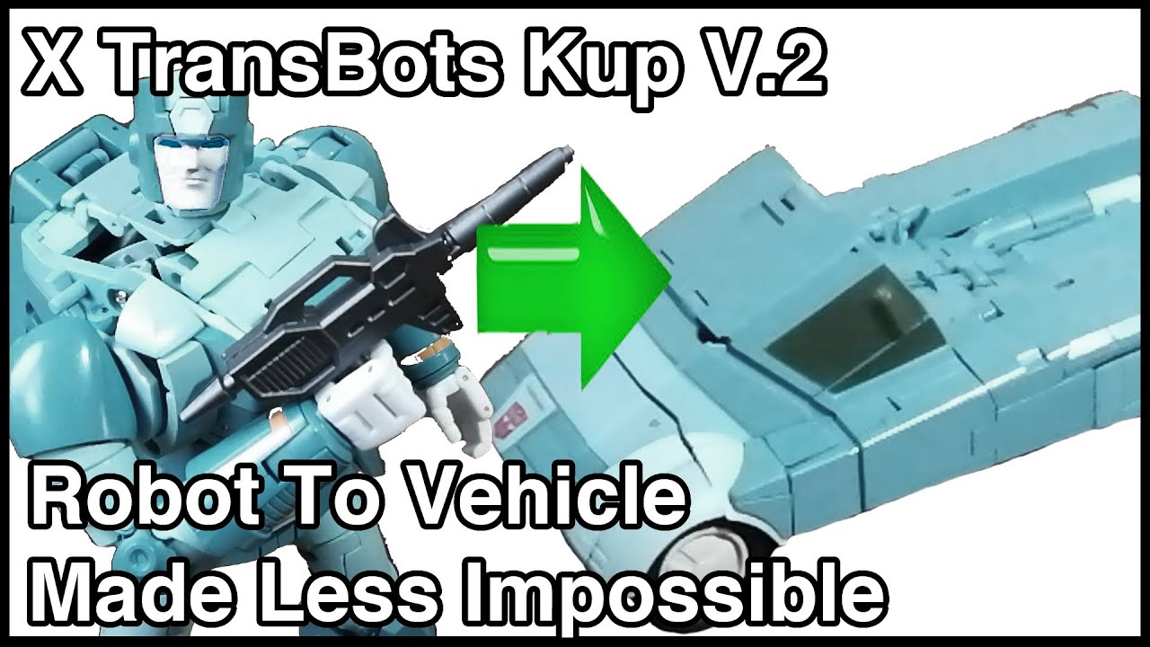 The Only Transformation Guide You Need: X Transbots Kup (Locke) V2 Robot To Car
