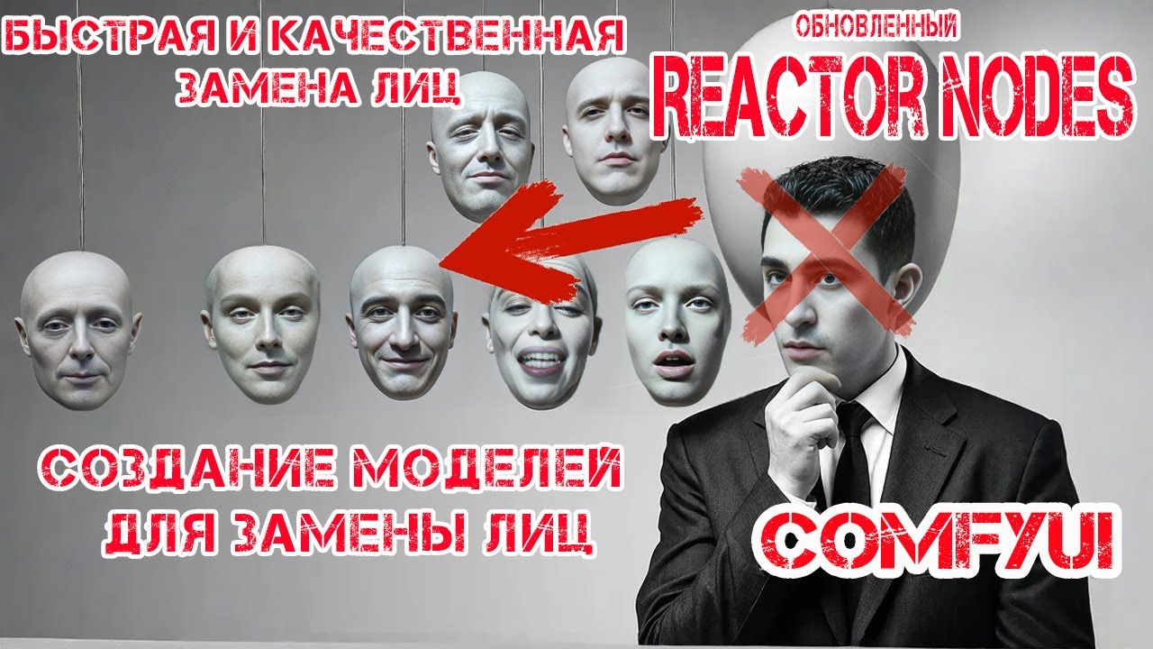 Быстрая и качественная замена лиц в изображениях, создаем собственные модели лиц. Нет ничего проще!!
