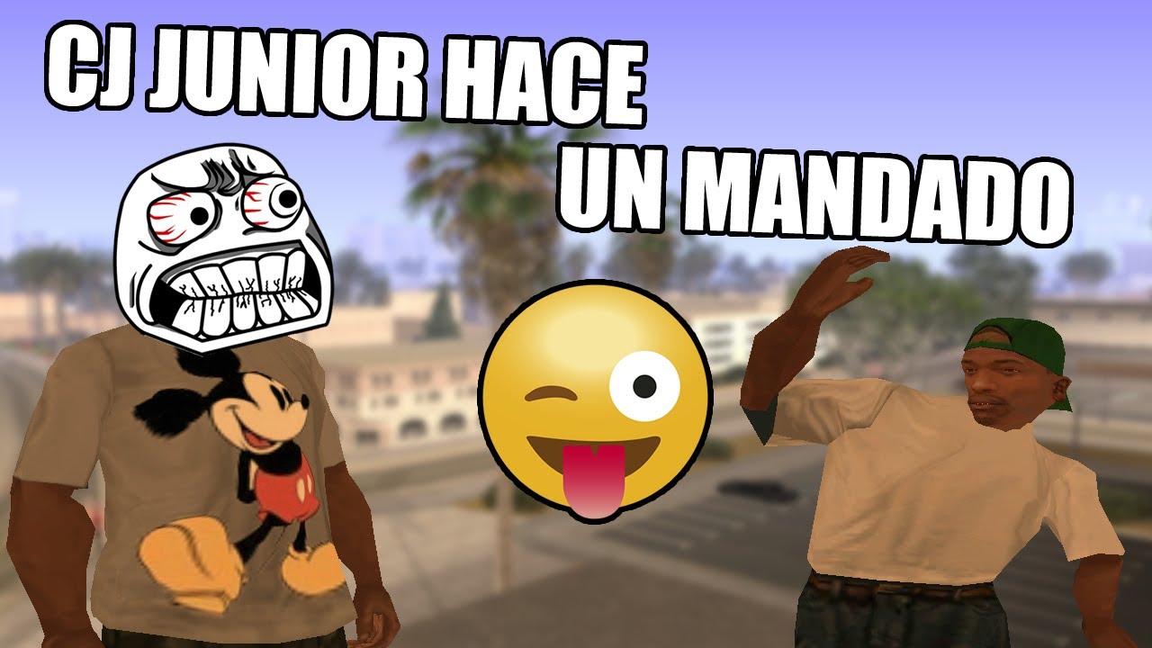 😬 GTA San Andreas LOQUENDO - CJ Junior le hace un mandado a su papá ✌🏻😅