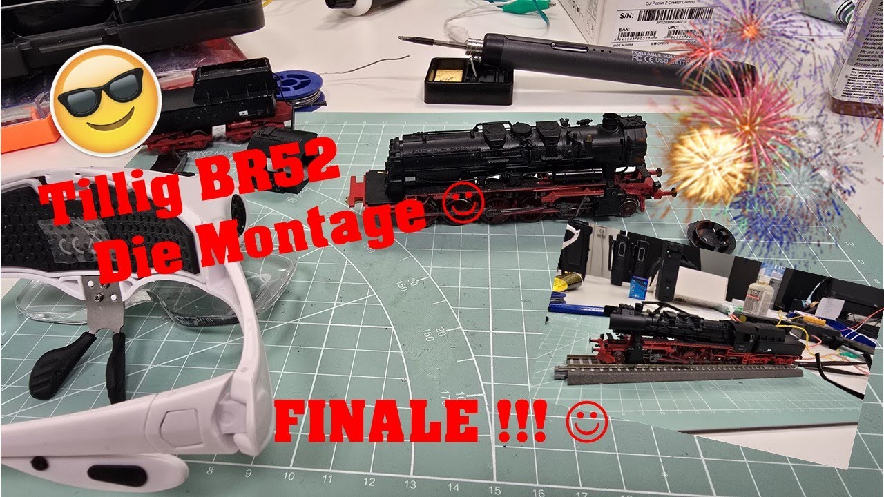 Tillig BR 52 Reko Finale Montage  - Wiederaufbau Teil 3  - Kasi´s TT Basteleien Vlog #60