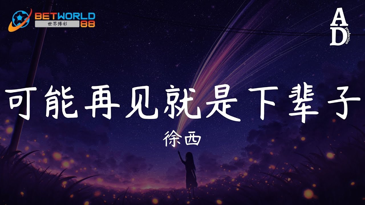 可能再見就是下輩子 - 徐西『曾經我們的故事就此停止 曾經義無反顧如今不再堅持 曾經愛你的我像是一個瘋子』【高音質/動態歌詞/Pinyin Lyrics】