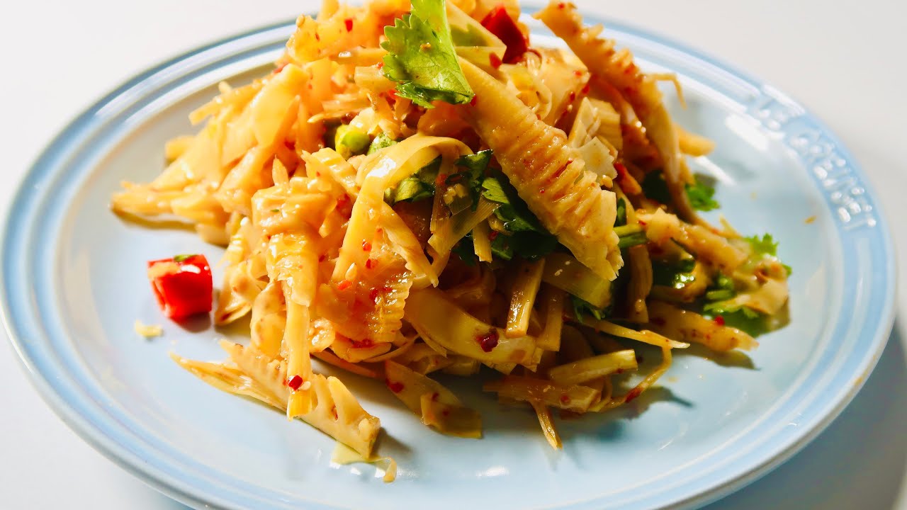 Bamboo Shoots Appetizer | Chinese Recipe | 手撕涼拌春笋｜春季特色美食香辣爽脆 清脂減肥