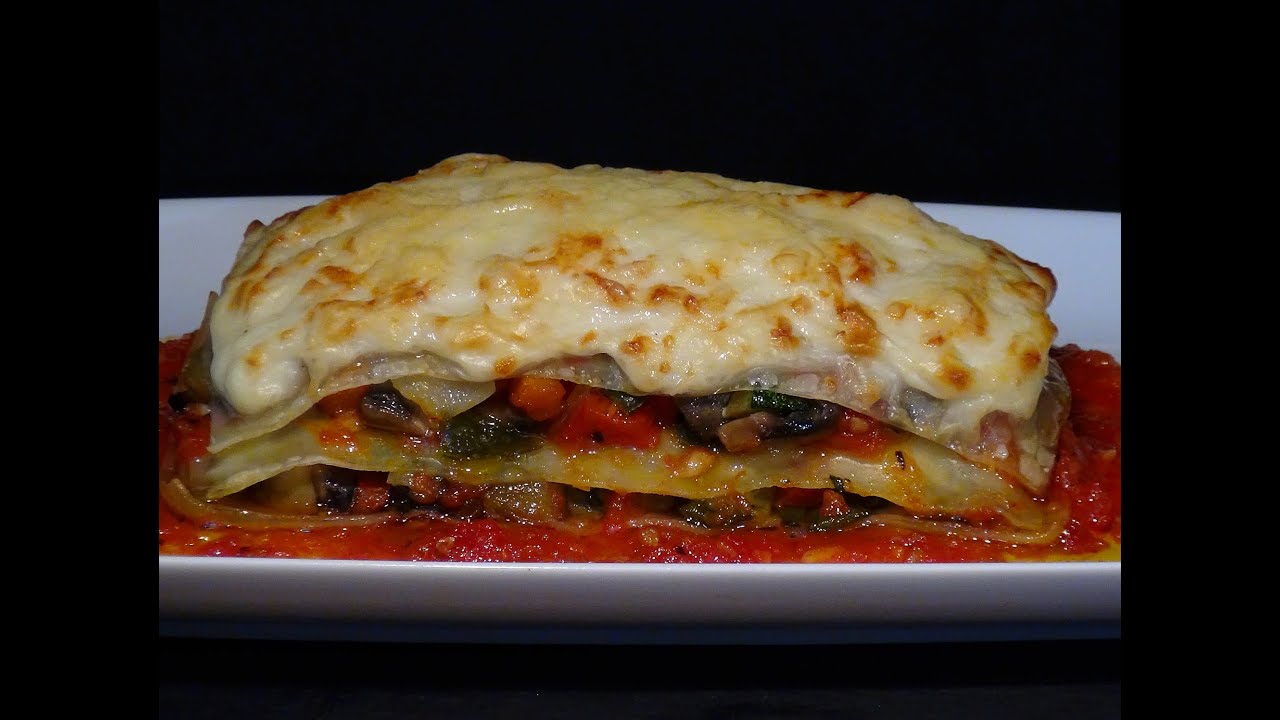 Receta Lasaña de verduras y queso - Recetas de cocina, paso a paso, tutorial. Loli Domínguez