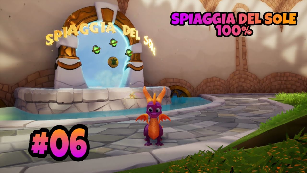 Spyro 2 Ripto's Rage:Reignited Trilogy - Spiaggia del Sole 100%