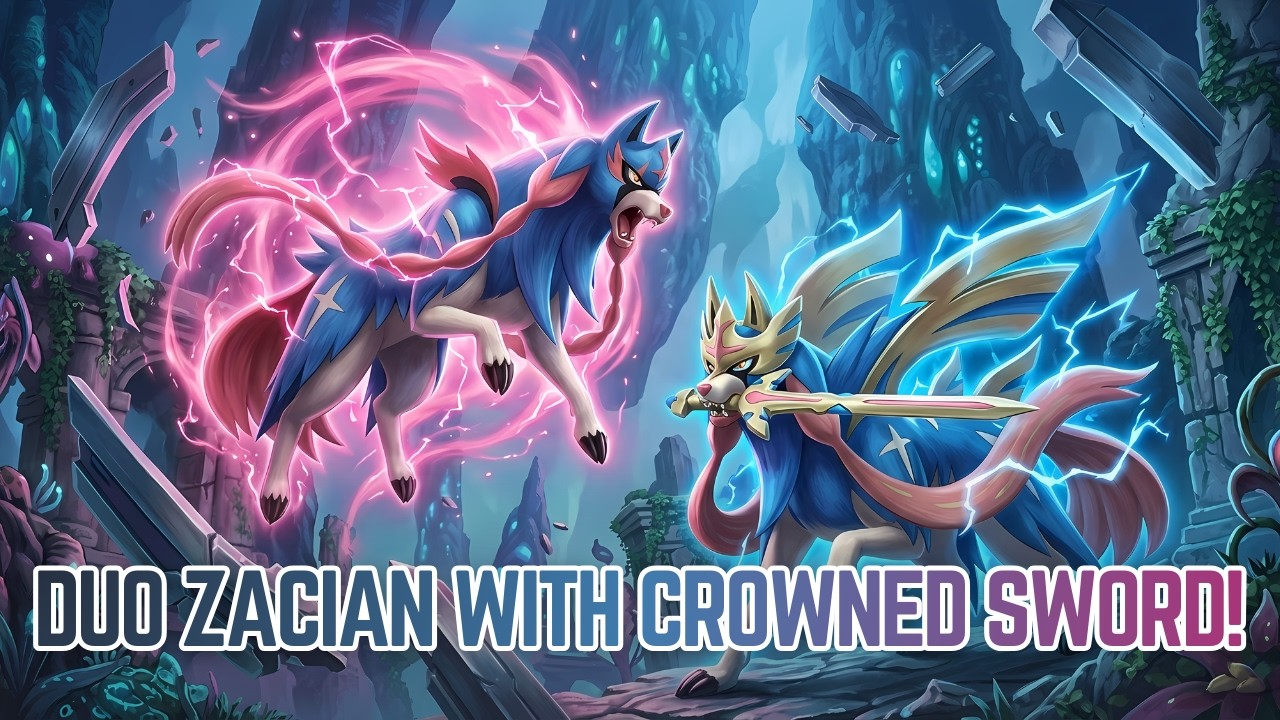 DUO! Zacian SLASHED by Crowned Sword Form!