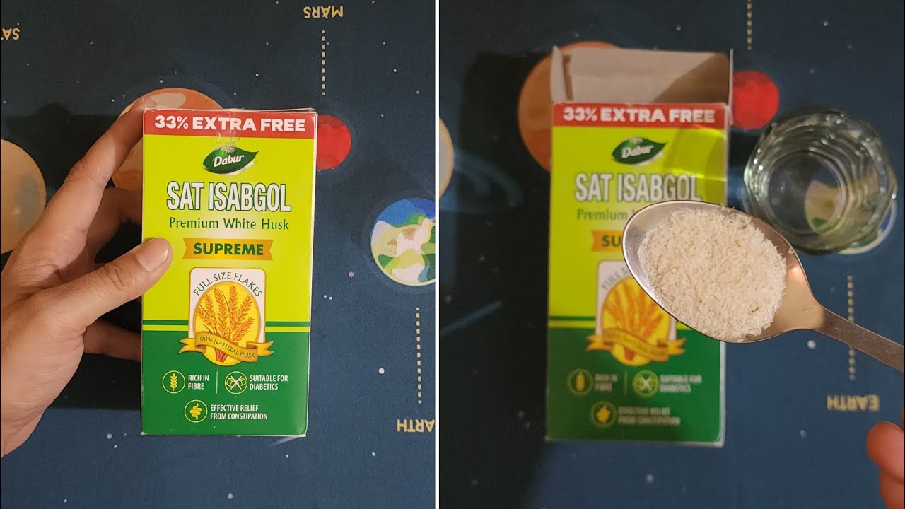 Dabur Sat Isabgol Review | Dabur Premium White Husk | Dabur Psyllium Husk | Best Sat Isabgol