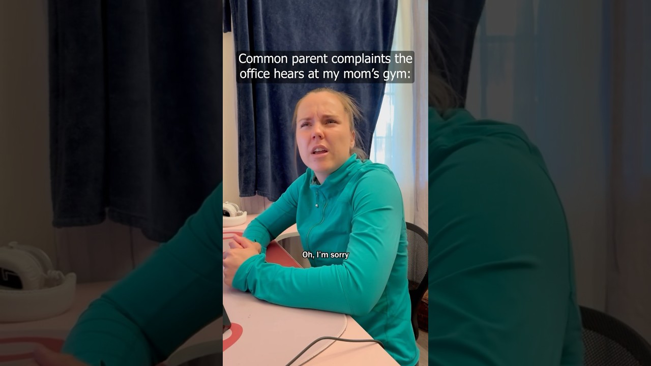 Обычные жалобы родителей, которые сотрудники офиса слышат в спортзале моей мамы #гимнастика #трен...