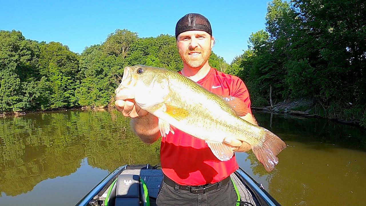 Massive Alum Creek Bass Fishing! Fish Ohio!