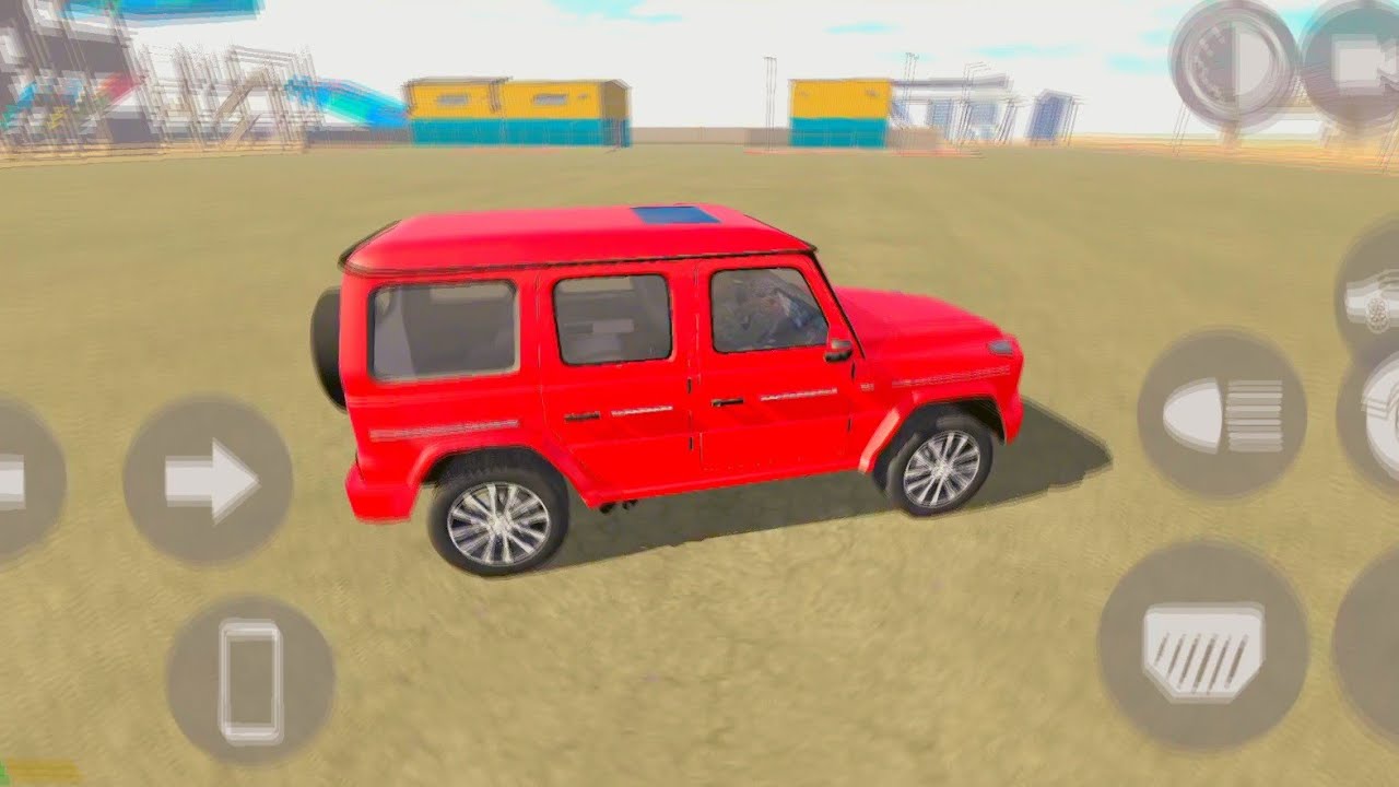 Super Fanstest Gwagon Red 6sittter Car Luxury JN Omg|| Indian Bike Driving 3D | #indianbikedriving3d