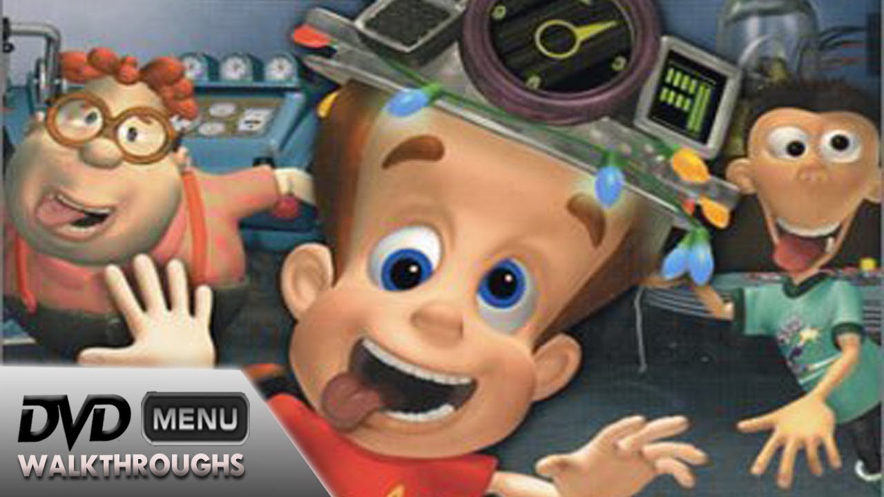 Jimmy Neutron Boy Genius: Confusion Fusion (2003) DvD Menu Walkthrough