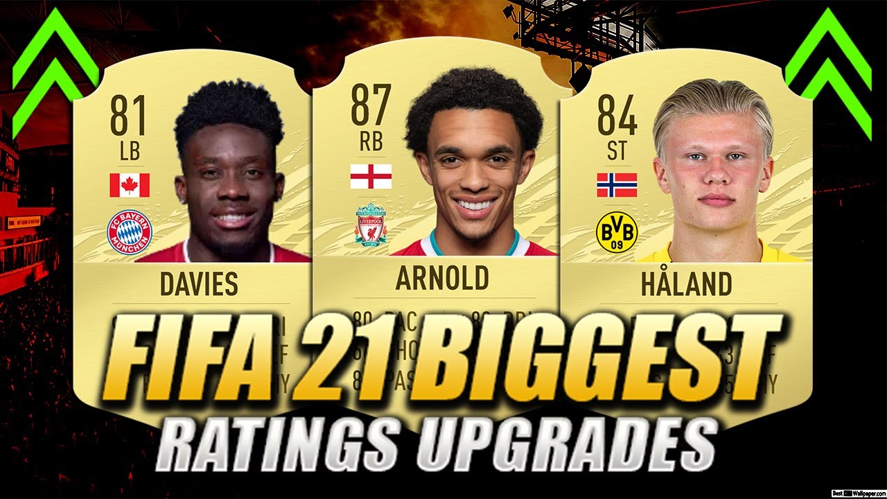 FIFA 21 | BIGGEST RATINGS UPGRADES | w/ Arnold, Haland & Davies