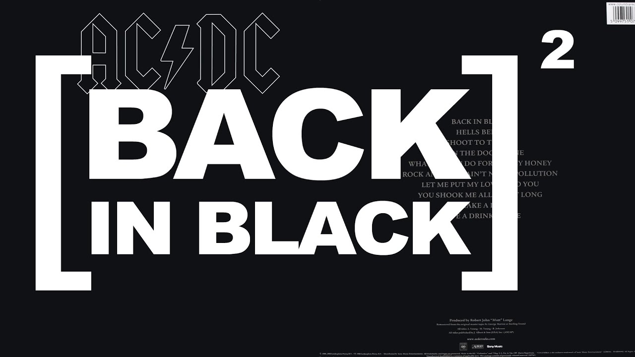 ANALYSE Back in Black AC/DC - UCLA 129