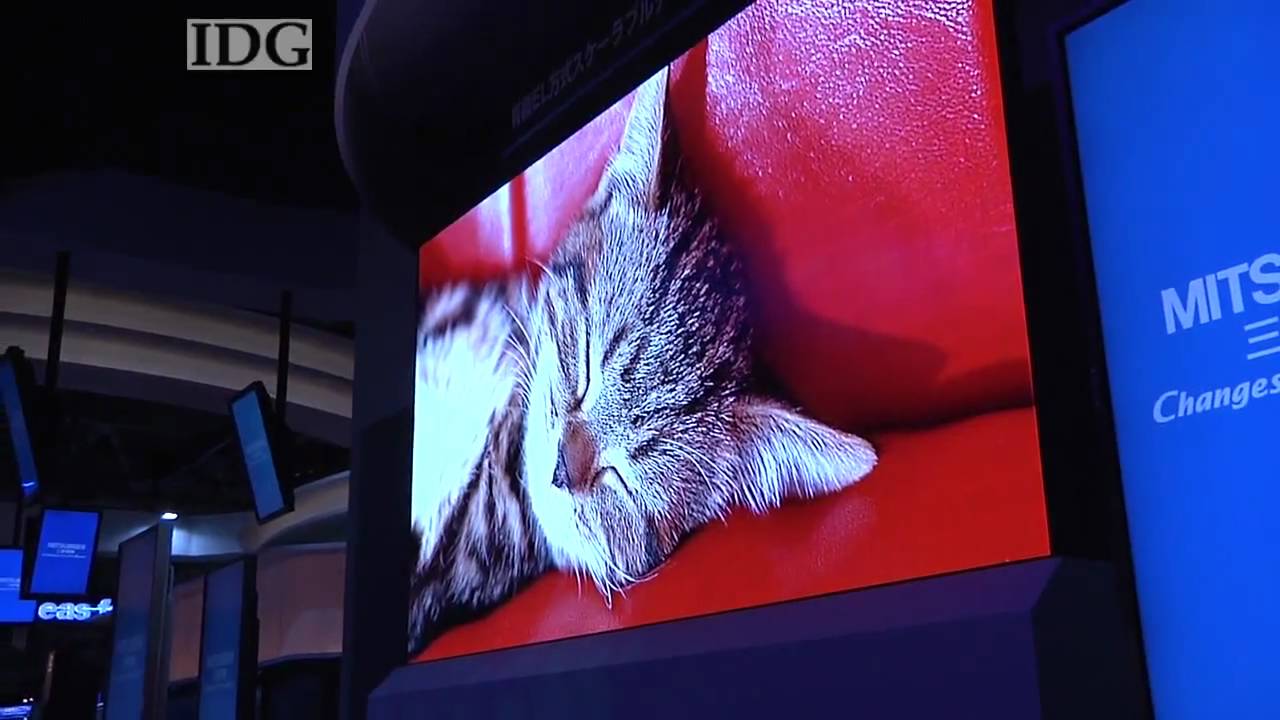 CEATEC: Mitsubishi's OLED has unlimited size