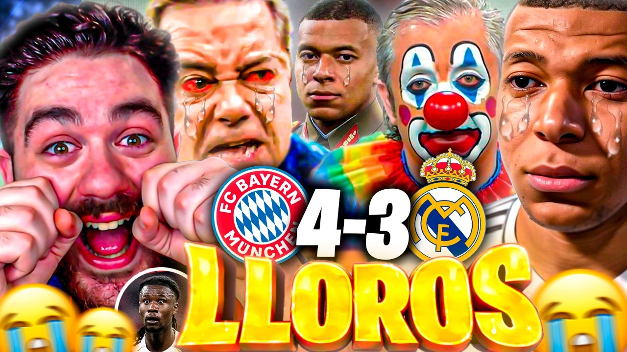 😂&iexcl;LLOROS &Eacute;PICOS MADRIDISTAS! POR el ''ROBO'' al REAL MADRID CONTRA el BAYERN 🤣&iexcl;CONO QUEDATE!🤣
