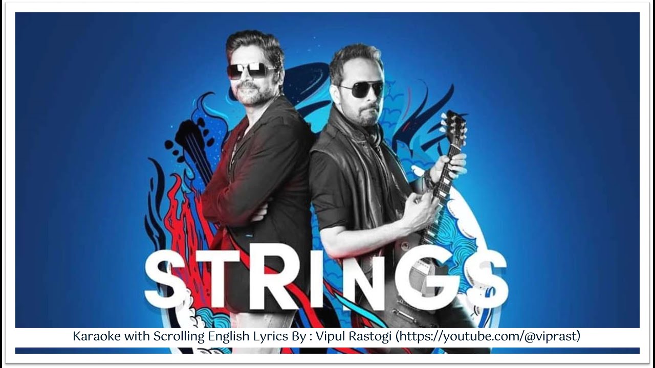 Strings - Aakhri Alvida (Karaoke With Scrolling English Lyrics)