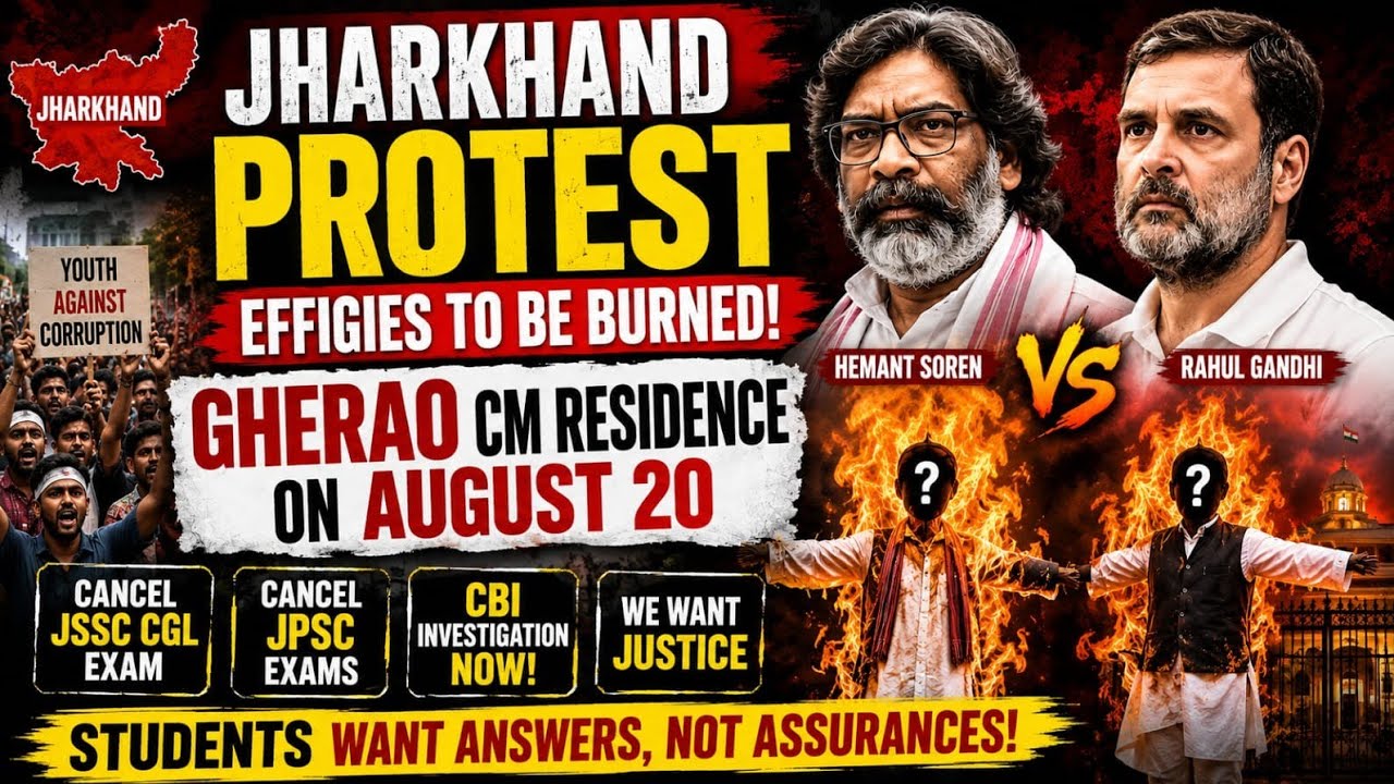 Jharkhand student protest 2026 | Jharkhand JSSC JPSC exam controversy |