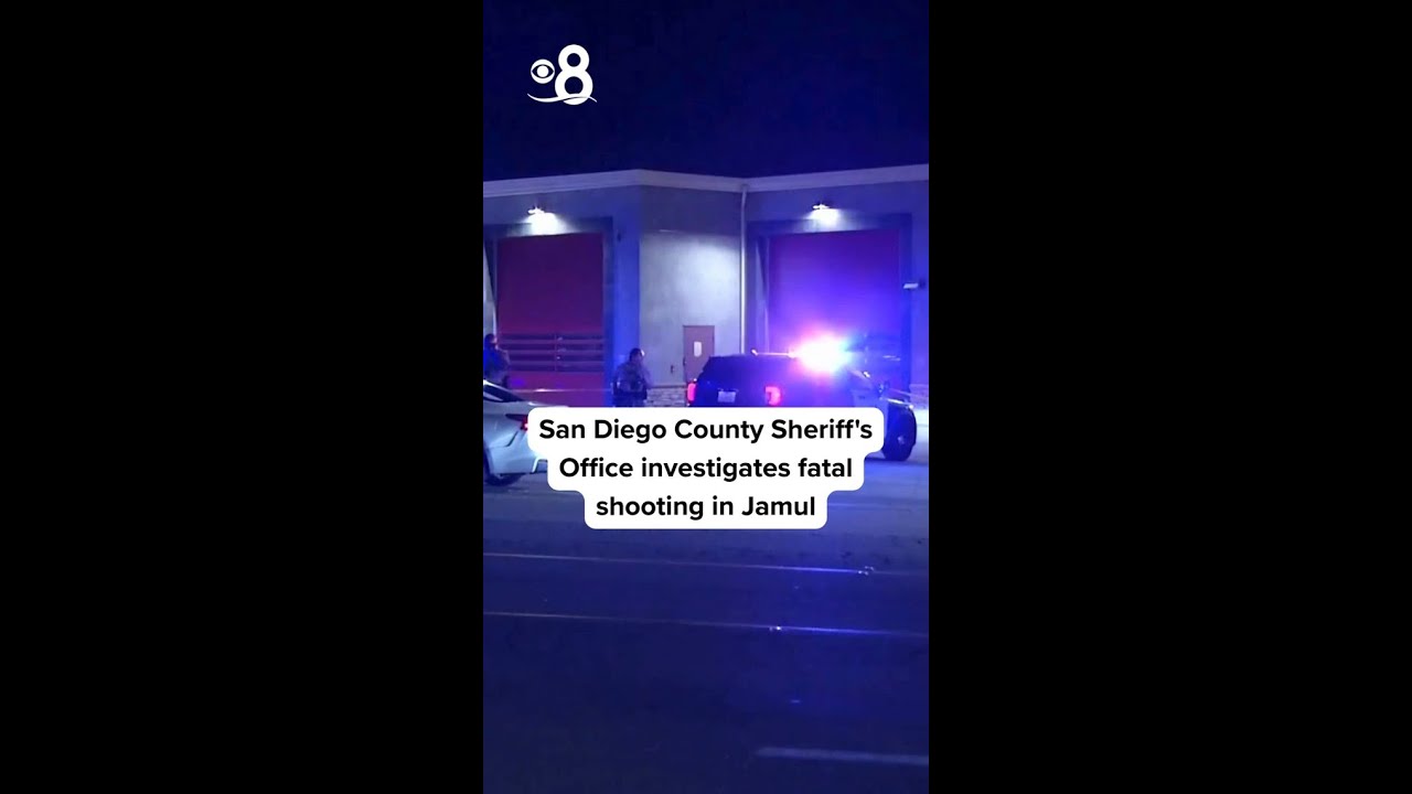 San Diego County Sheriff's Office investigates fatal shooting in Jamul
