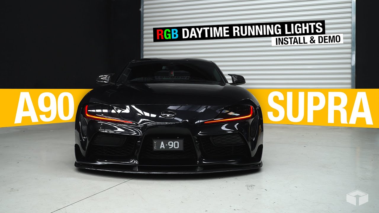 ДХО TOYOTA MKV Supra RGBW (A90 A91) — необходимая вещь для вашего Supra!