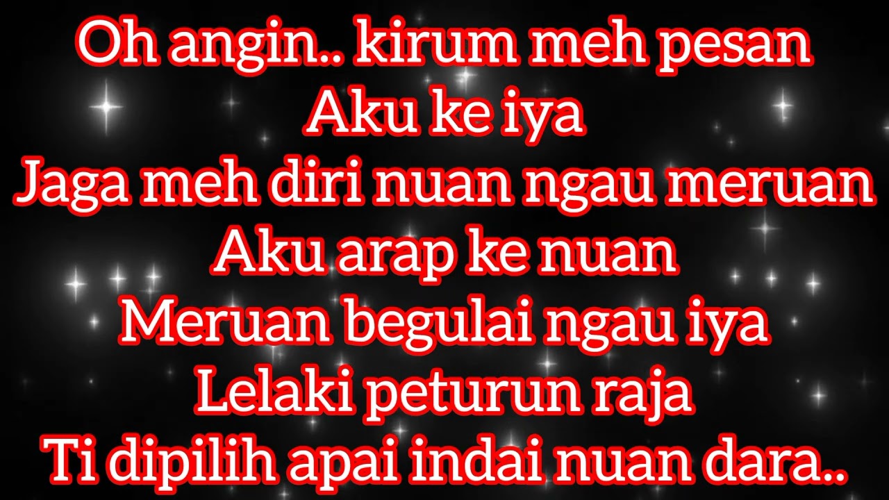 Surat Kepenudi Ku Tulis Nuju Sulu ( official Lirik Video )