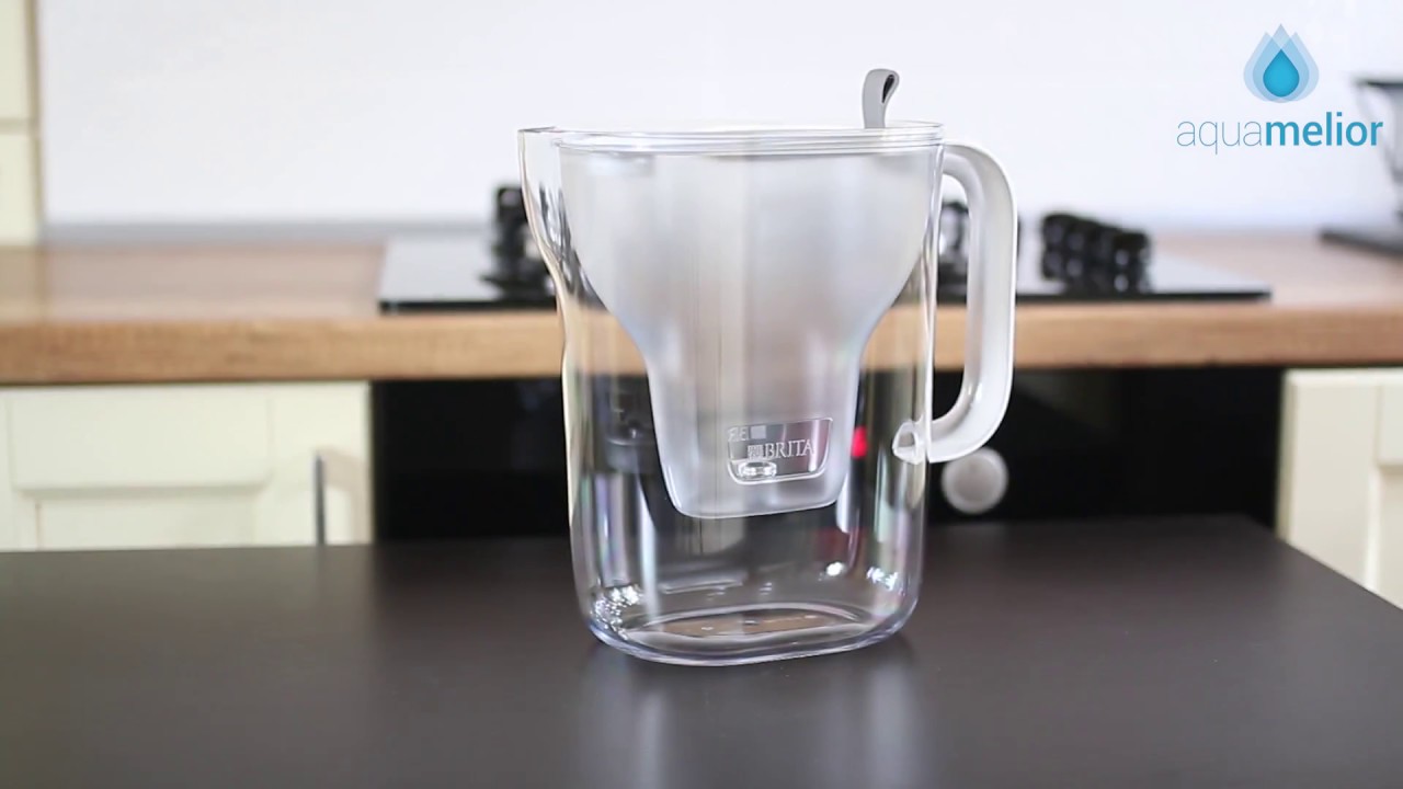 Dzbanek filtrujący Brita STYLE XL fill&go szary prezentacja