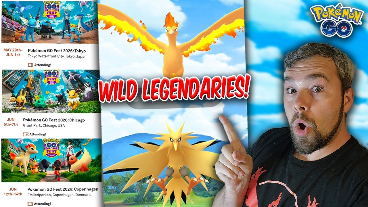 Wild Legendary Pokémon! GO Fest 2026 News! & More! (30th Anniversary Event)